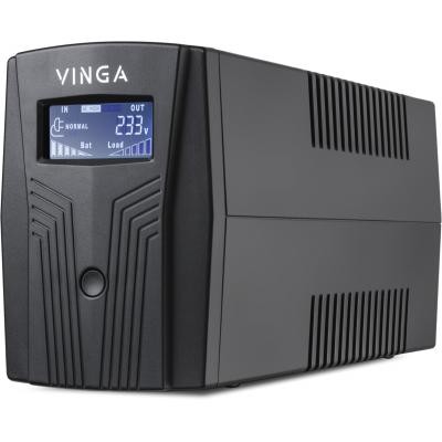 Источник бесперебойного питания Vinga LCD 1200VA plastic case (VPC-1200P)