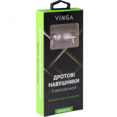 Наушники Vinga EPM031 Gold (EPM031G)