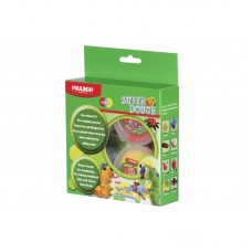 Маса для ліплення Paulinda Super Dough Крок за кроком-Тварини 4*28г