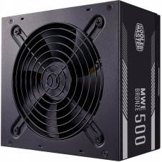 Блок живлення Cooler Master MWE Bronze V2  (500W), 85%, 80+ Bronze, 120mm, 1xMB 24pin(20+4), 1xCPU 8pin(4+4), 4xMolex, 6xSATA, 2xPCIe 8pin(6+2)