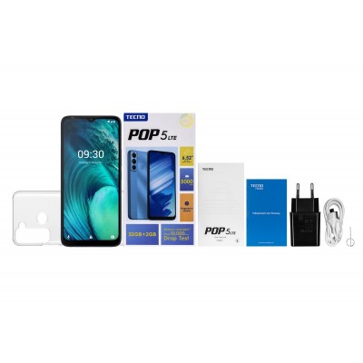 Смартфон TECNO POP 5 LTE (BD4i) 3/32Gb 2SIM Ice Blue