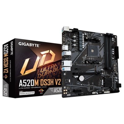 Материнська плата GIGABYTE A520M DS3H V2 sAM4 A520 4xDDR4 M.2 HDMI DP mATX