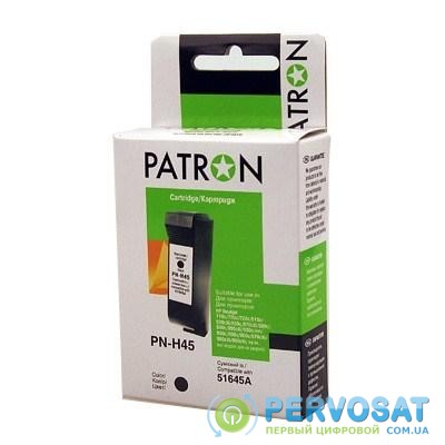Картридж PATRON для HP PN-H45 BLACK (51645A) (PN-H45)