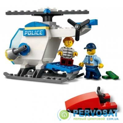 Конструктор LEGO City Police Полицейский вертолет 51 деталь (60275)