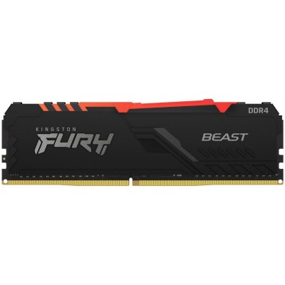 Пам'ять ПК Kingston DDR4 32GB KIT (16GBx2) 3200 FURY Beast RGB