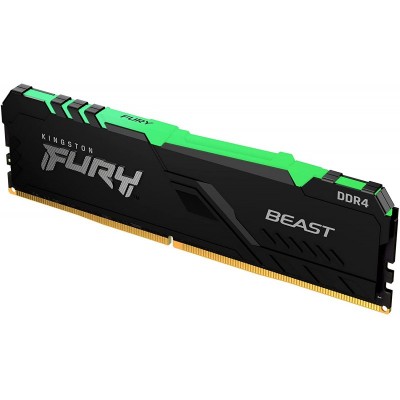 Пам'ять ПК Kingston DDR4 32GB KIT (16GBx2) 3200 FURY Beast RGB