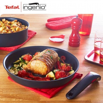 Набір посуду Tefal Ingenio Daily Chef 8 предметів, алюміній, кришка, змінна ручка