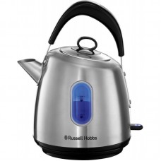 Електрочайник Russell Hobbs Stylevia, 1.5л, метал, сріблясто-чорний