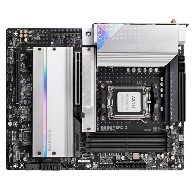 Материнська плата GIGABYTE B650 AERO G sAM5 B650 4xDDR5 M.2 HDMI DVI ATX