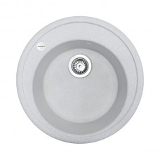 Мийка кухонна Adamant Sun, штучний камінь, кругла, без крила, 510x200мм, чаша - 1, врізна, Old stone