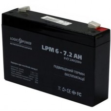 Батарея до ДБЖ LogicPower LPM 6В 7.2 Ач (3859) Батарея до ДБЖ LogicPower LPM 6В 7.2 Ач (3859)
