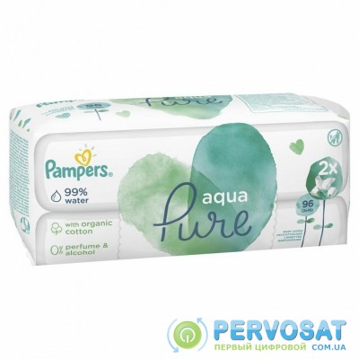 Влажные салфетки Pampers Aqua Pure 2x48 (8001090603357)