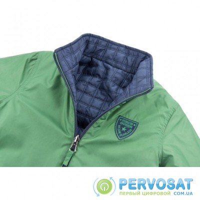 Куртка Verscon двухсторонняя синяя и зеленая (3278-128B-blue-green)