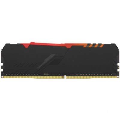 Модуль памяти для компьютера DDR4 8GB 2666 MHz HyperX Fury Black RGB HyperX (Kingston Fury) (HX426C16FB3A/8)