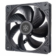 Корпусний вентилятор SilverStone Shark Force SF140B, 140мм, 2200rpm, 4pin PWM, 38.3dBa, чорний