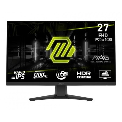 Монітор MSI 27" MAG 272F HDMI, DP, Audio, IPS, 200Hz, 0.5ms, sRGB 115%, FreeSync