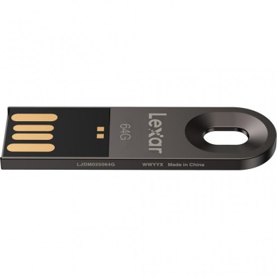 USB флеш накопитель Lexar 64GB JumpDrive M25 Titanium Gray USB 2.0 (LJDM025064G-BNQNG)