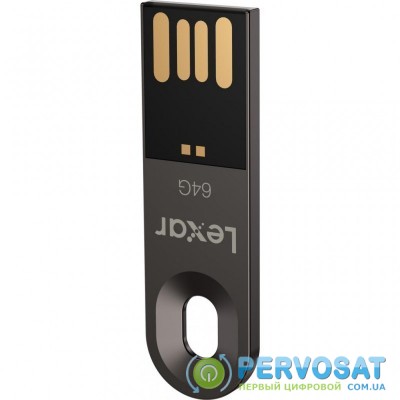 USB флеш накопитель Lexar 64GB JumpDrive M25 Titanium Gray USB 2.0 (LJDM025064G-BNQNG)