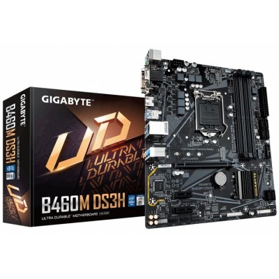 Материнська GIGABYTE B460M DS3H s1200 B460 4xDDR4 M.2 HDMI-DVI-VGA mATX