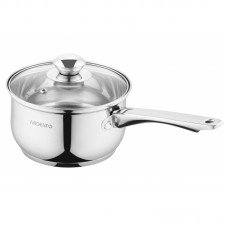 Ківш Ardesto Gemini Gourmet Spoleto, скляна кришка, 1.6 л, нержавіюча сталь Ківш Ardesto Gemini Gourmet Spoleto, скляна кришка, 1.6 л, нержавіюча сталь