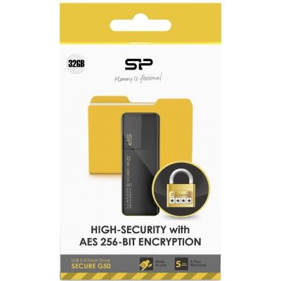 USB флеш накопитель Silicon Power 32GB Secure G50 USB 3.0 (SP032GBUF3G50V1K)