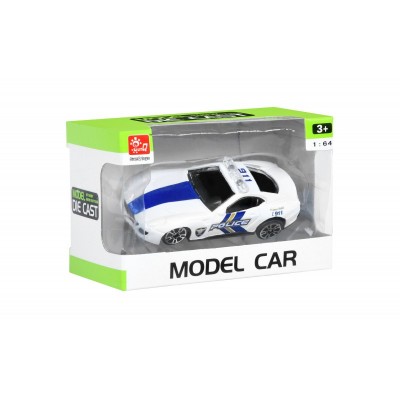 Same Toy Машинка Model Car Полиция (белая)