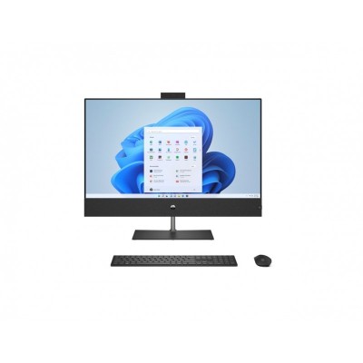 Комп'ютер персональний моноблок HP Pavilion 31.5&quot; QHD IPS, Intel i7-12700T, 16GB, F512GB, NVD3050Ti-4, WiFi, кл+м, DOS, чорний