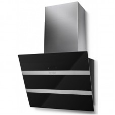 Витяжка Faber похила, 55см, 1219м.куб/год, Steelmax Ev8 Led Bk A55, чеорний/нерж Витяжка Faber похила, 55см, 1219м.куб/год, Steelmax Ev8 Led Bk A55, чеорний/нерж