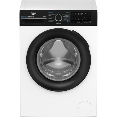 Пральна машина Beko фронтальна, 10кг, 1400, A, 58см, дисплей, інвертор, пара, білий