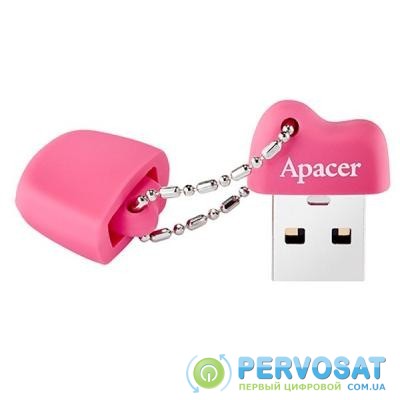USB флеш накопитель Apacer 64GB AH118 Pink USB 2.0 (AP64GAH118P-1)