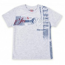 Футболка дитяча Breeze "Jeans High" (8757-134B-gray) Футболка дитяча Breeze "Jeans High" (8757-134B-gray)