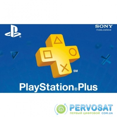 Карта онлайн пополнения Sony PlayStation Plus: Подписка на 3 месяца Конверт (9813347)