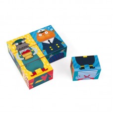 Кубики Janod Кіт та пес 6 ел. Кубики Janod Кіт та пес 6 ел.