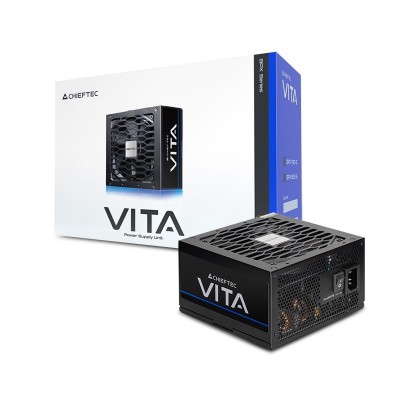 Блок живлення CHIEFTEC Vita  (850W), >85%, 80+ Bronze, 120мм, 1xMB 24pin(20+4), 2xCPU 8pin(4+4), 2xMolex, 6xSATA, 4xPCIe 8pin(6+2)