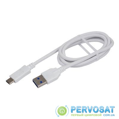 Дата кабель USB 3.0 AM to Type-C 1.0m DC-TC-103TR white Greenwave (R0014176)