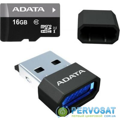 Карта памяти ADATA 16GB microSD class 10 UHS-I (AUSDH16GUICL10-RM3BKBL)