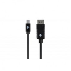 Кабель мультимедійний Mini DisplayPort to DisplayPort 2.0m 2E (2E-W1704)