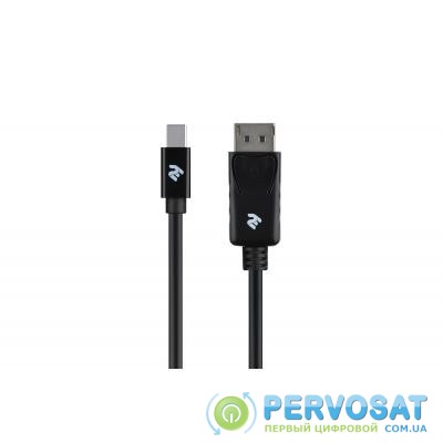 Кабель мультимедийный Mini DisplayPort to DisplayPort 2.0m 2E (2E-W1704)