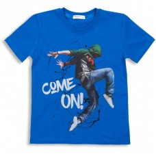 Футболка дитяча Breeze COME ON! (12553-134B-blue) Футболка дитяча Breeze COME ON! (12553-134B-blue)