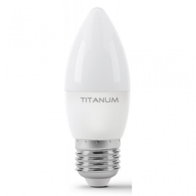 Лампочка TITANUM C37 6W E27 4100K 220V (TLС3706274)