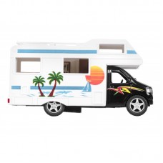 Машинка металева goki Будинок на колесах чорний 12211G-3 Машинка металева goki Будинок на колесах чорний 12211G-3