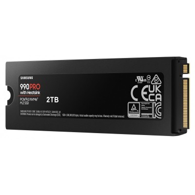 Накопичувач SSD Samsung M.2 2TB PCIe 4.0 990PRO + радіатор