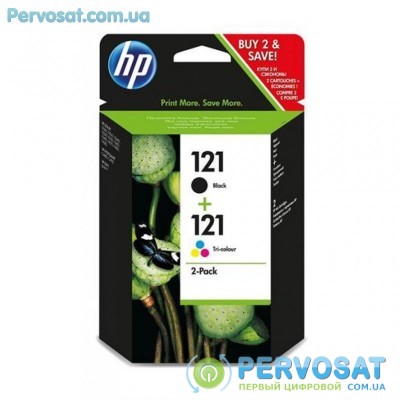 Картридж HP DJ No.121 Black/color (CC640,CC643) Combo Pack (CN637HE)