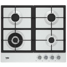 Варильна поверхня газова Beko HIAW 64225 SW - 60см/3газ+WOK/чавунні решітки/білий Варильна поверхня газова Beko HIAW 64225 SW - 60см/3газ+WOK/чавунні решітки/білий