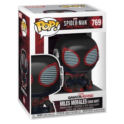 Фігурка Funko POP! Bobble Marvel Games Miles Morales Miles 2020 Suit 50154