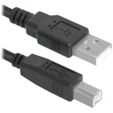 Кабель для принтера USB 2.0 AM/BM 1.8m Defender (83763def) Кабель для принтера USB 2.0 AM/BM 1.8m Defender (83763def)