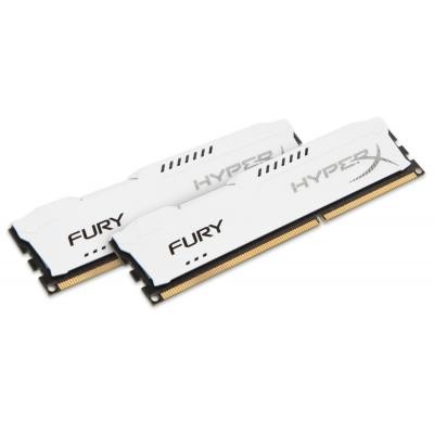 Модуль памяти для компьютера DDR3 8Gb (2x4GB) 1866 MHz HyperX Fury White Kingston (HX318C10FWK2/8)