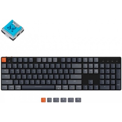 Клавіатура Keychron K5SE 104 Key Optical Blue RGB Hot-Swap WL UA Black