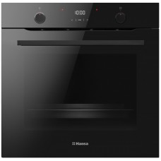 Духова шафа Hansa електрична, 77л, А, дисплей, конвекція, чорний