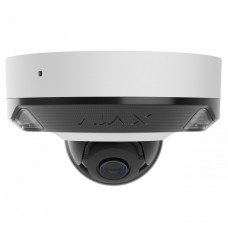 IP-Камера дротова Ajax DomeCam Mini HL white, 5мп, 4мм, гібридне підсвічування IR 15м, білий Led 15м, Poe, True WDR, IP 65, ІЧ 15м, аудіо, кут огляду 75° до 85°, міні купольна, біла IP-Камера дротова Ajax DomeCam Mini HL white, 5мп, 4мм, гібридне підсвічування IR 15м, білий Led 15м, Poe, True WDR, IP 65, ІЧ 15м, аудіо, кут огляду 75° до 85°, міні купольна, біла